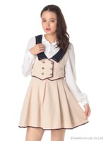 セーラーカラージャンパードレス/キナリ