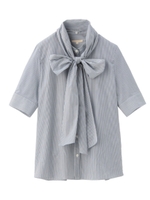 ボウタイブロードシャツ/カーキ(027)