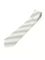 ワイドピッチストライプ ネクタイ/ライトグレー(311)