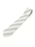 ワイドピッチストライプ ネクタイ/ライトグレー(311)
