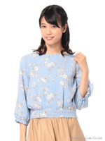 花柄短丈7分BL 3/コン