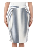 style zampa for the holidays ストライプスカート/ライトブルー(391)