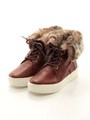【NEX 51】SAVANA FUR LINED LACE UP SNEAKER/BARACK(BRN)