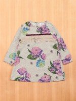 ★☆裏毛ランタナプリントＯＰ/杢グレー