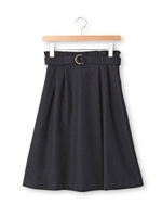 タックフレアスカート/ネイビー(093)