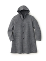 ブランケットウール コート/ブルー系(094)