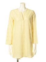 ローン刺繍 OP/アイボリー