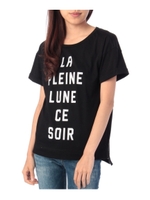 ロゴオフボディTシャツ/ネイビー(393)