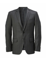 シャイニーグレンチェックジャケット/グレー系(214)