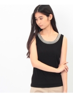 ベア天竺ボールチェーンタンクトップ/オフホワイト(003)