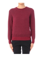 ミックスカラーウール混ラメニット/ワインレッド(463)