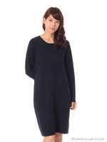 ミラノリブコクーンワンピース/Gray Mixture