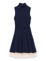 ラクーンスリーブワンピース/LBLU