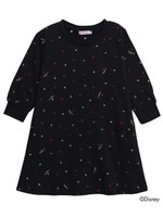 ALICE IN WONDERLAND SWEAT FLARE DRESS/LTPURPLE