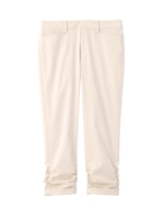 [S]シャーリングクロップドパンツ/ライトベージュ(051)