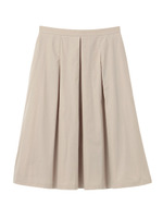 [S]プリーツロングスカート/ベージュ系(051)