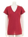 【Casual】Basic Vneck Tee/グレー