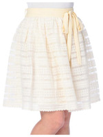 【LIZLISA】チュールボリュームスカート/ホワイト