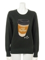 インターシャKNITPOCOFFEE/ダークグレー