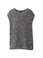 エアリー編みノースリニットプルオーバー/ダークグリーン(423)