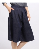 コーデュロイガウチョパンツ/ネイビー(093)