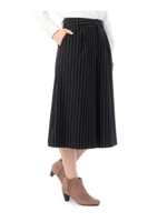 ストライプポンチガウチョパンツ/グレー(312)