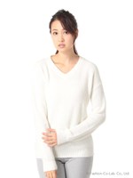 ナイロンアンゴラニット/ホワイト