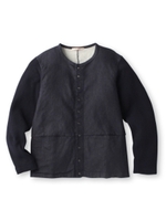 クルーネックカーディガン/ブルー系(094)