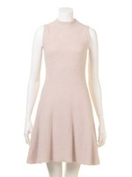 ノースリーブニットフレアワンピース/PNK