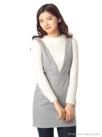 リブニット＆サロペット/A