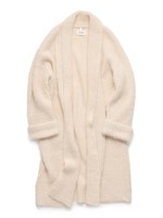 ロングニットコート/WHT