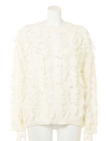 【CASUAL】クラッシュフリンジPO/ホワイト