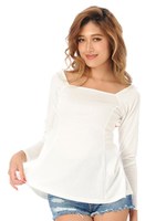 カットペプラムトップス/BEIGE