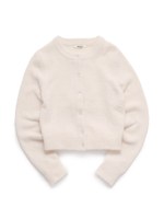 シンプルコンパクトカーディガン/BLK