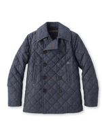 デニムキルトPコート/ネイビー(993)