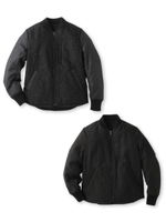 リバーシブルMA-1ブルゾン/ブラック(019)