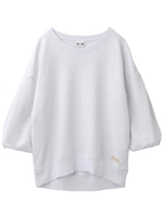 LEOPARD SWEAT TOP/ブラック