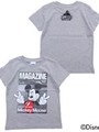 MICKEY S/S TEE MAGAZINE/ホワイト