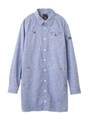 STARS CHAMBRAY SHIRT DRESS/ライトインディゴ
