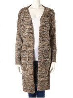 ポケット付カーディガン/ネイビー