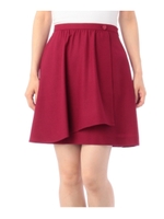 ラップジョーゼットスカート/ブルー(092)