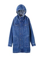 DENIM LONG COAT/ライトインディゴ
