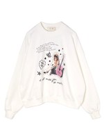 GIRLS BANDスウェット/ホワイト