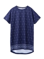 S/S BIG TEE PATTERNED ALL OVER/ネイビー