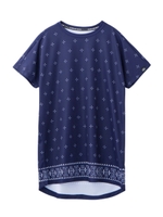 S/S BIG TEE PATTERNED ALL OVER/ネイビー