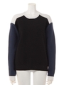 UNEVEN MIX KNIT/カーキ