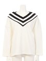 【ANAP】WラインVネックトップス/BK