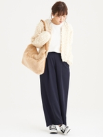 ゆるテーパードパンツ/グレー