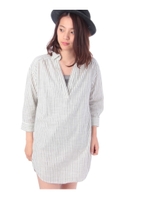 スキッパーシャツワンピース/ネイビー(093)