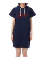 チェーン刺しゅうフーテッドワンピース/グレー系(012)